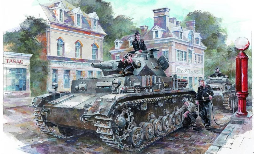 Maquette Dragon 1/35 Char Allemand Pz.Kpfw.IV Ausf.C – Ref 6291, 39-45, état TBE