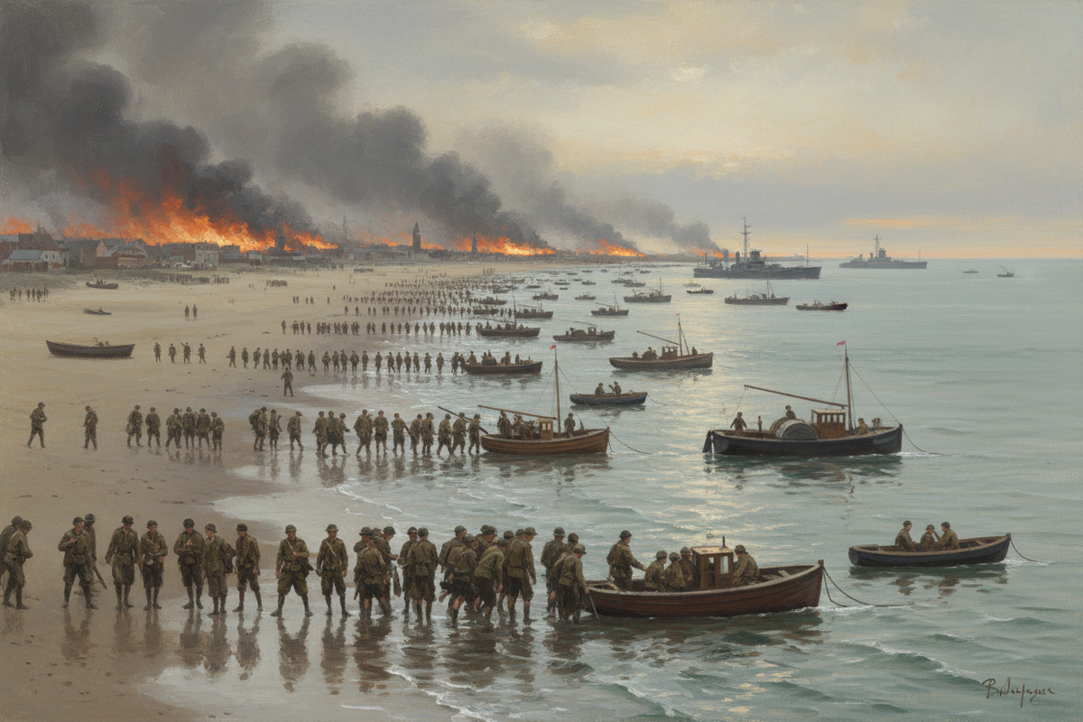 Dunkirk evacuation Operation Dynamo WWII scale model kits including RAF aircraft ships and vehicles at Monster Models and Games