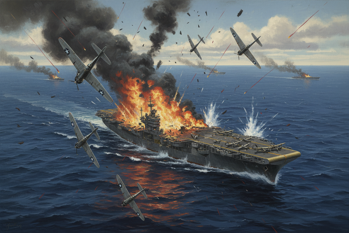 Battle of Midway scale model kits including US Navy and Imperial Japanese Navy aircraft and carriers
