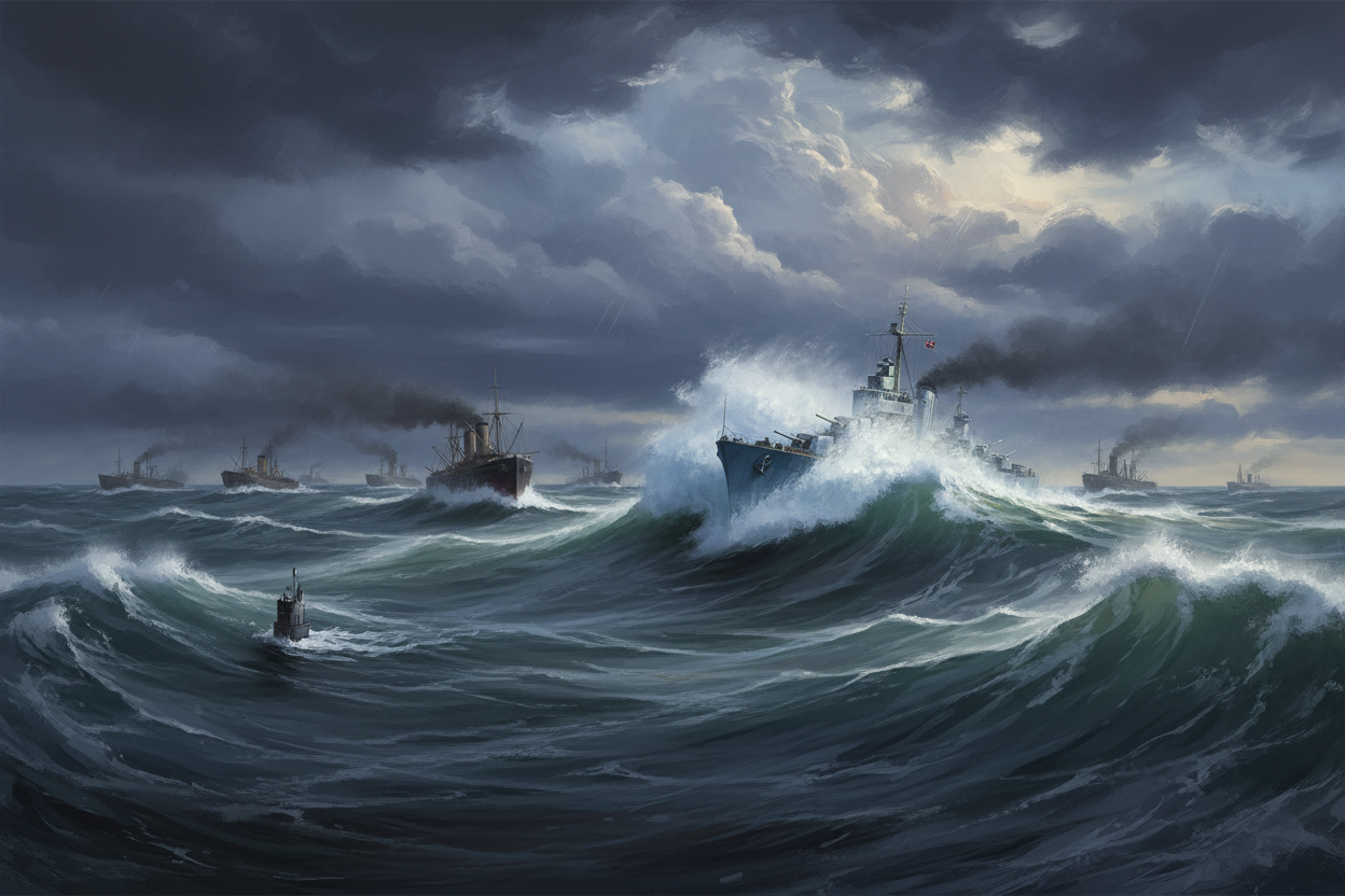 Battle of the Atlantic scale model kits including U-boats corvettes and maritime patrol aircraft