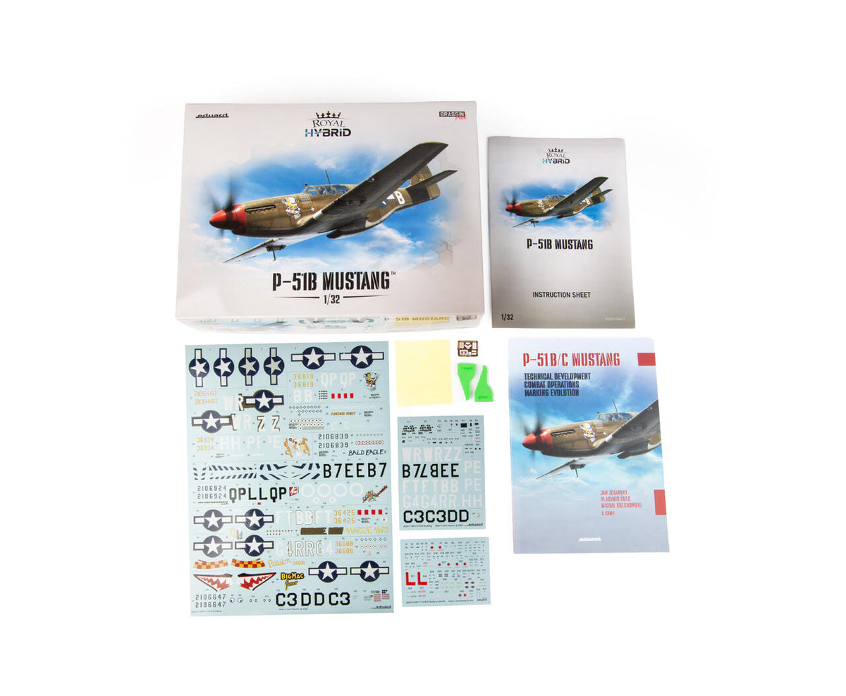 Eduard 1/32 P-51B Mustang Royal Hybrid (932011) — New — 1/32 Scale, Aircraft, P-51 Mustang — image 2 of 13