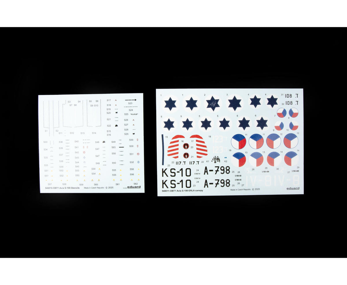 Eduard 1/48 Avia S-199 Erla Canopy Hybrid Edition (948011)
