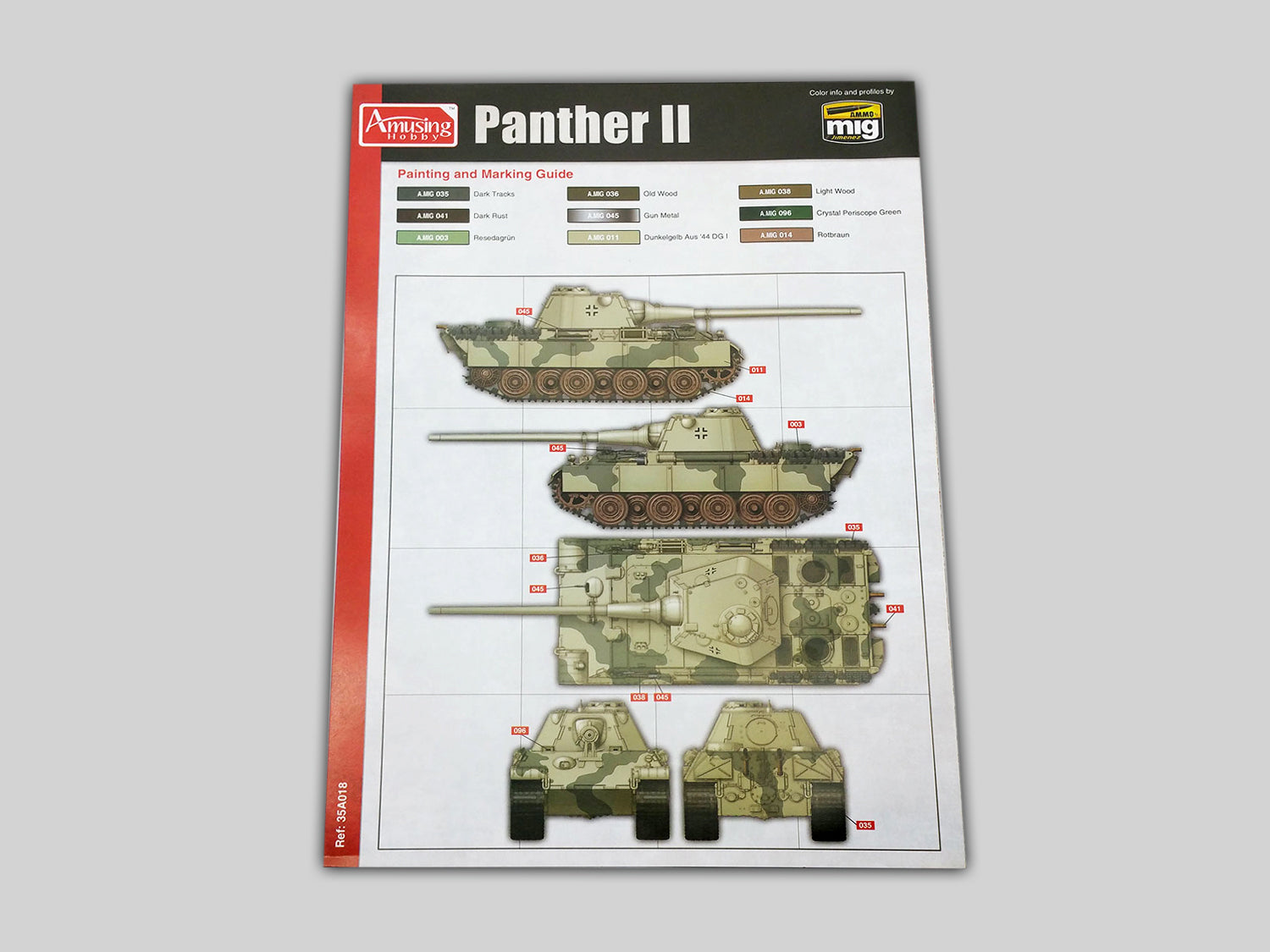 Amusing Hobby 1/35 Panzerkampfwagen Panther II (35A018)
