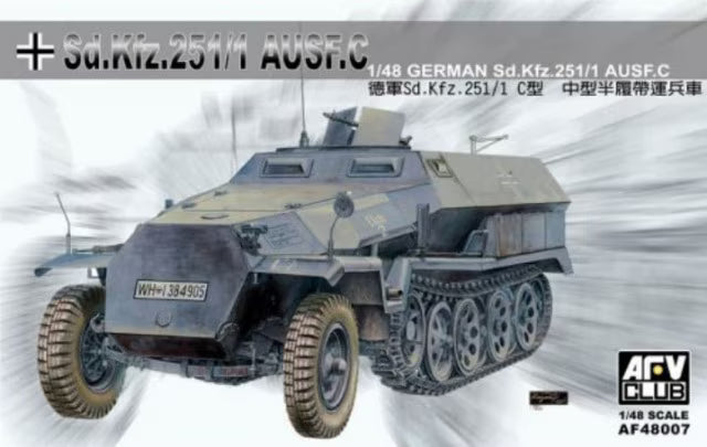AFV Club 1/48 Sd.Kfz.251/1 Ausf.C Half-Track (AF48007)