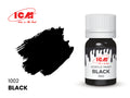 ICM Acrylic Paint 12ml Black (1002)