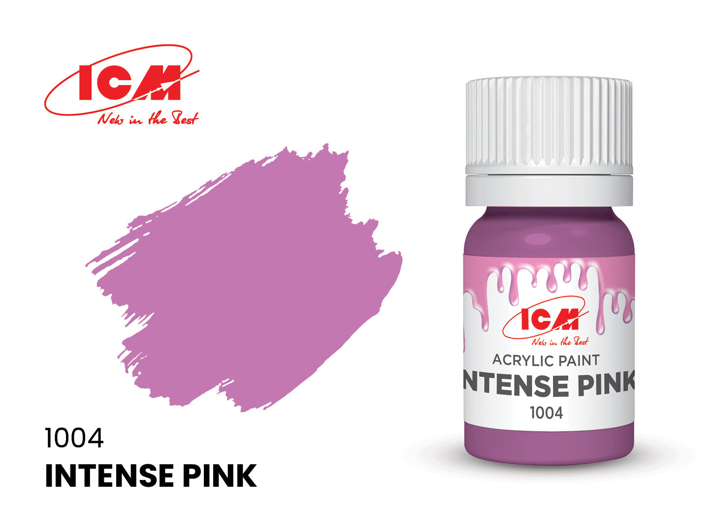 ICM Acrylic Paint 12ml Intense Pink (1004)