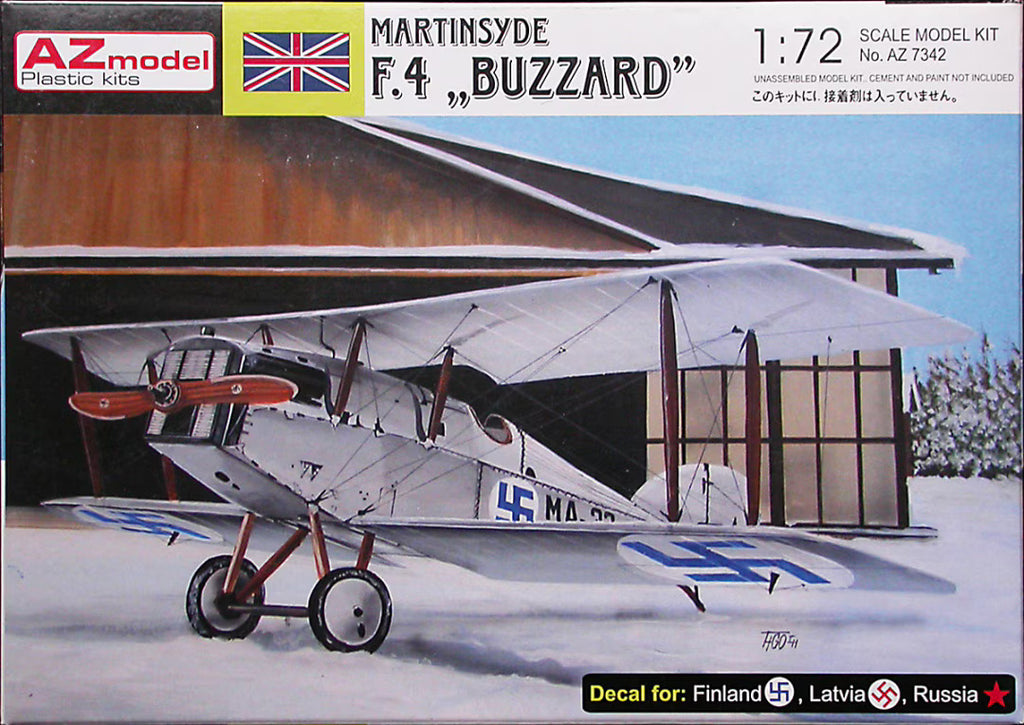 AZmodel 1/72 Martinsyde F.4 Buzzard (AZ 7342) — New — image 1 of 2