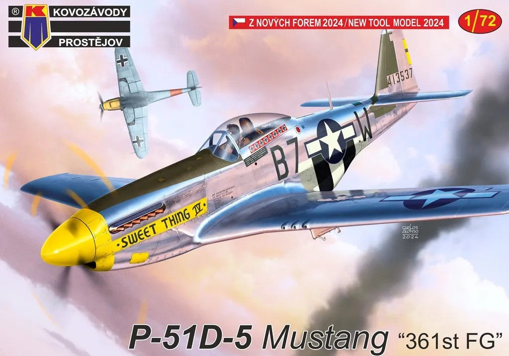 KP Models 1/72 North American P-51D-5 Mustang "361st FG" (KPM0442) — New — Aircraft, Military