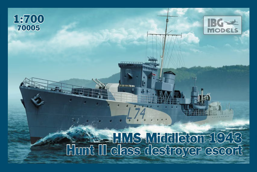 IBG 1/700  HMS Middleton 1943 Hunt II class destroyer escort  (70005)