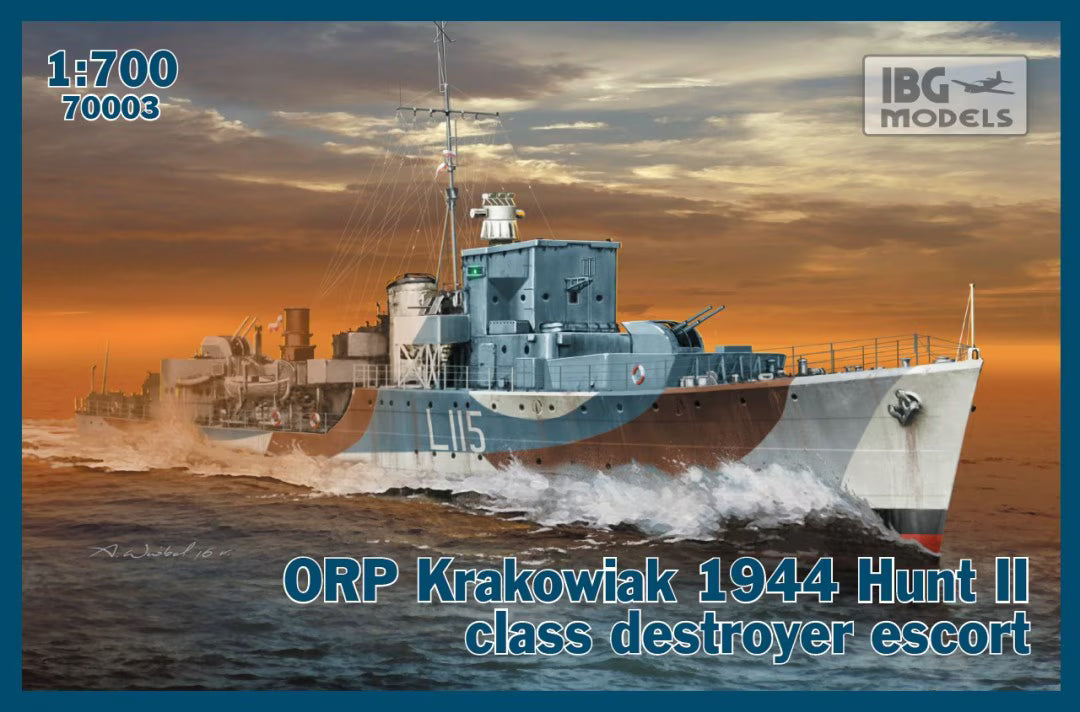 IBG 1/700 ORP Krakowiak 1944 Hunt II class destroyer escort (70003)