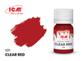 ICM Acrylic Paint 12ml Clear Red (1011)