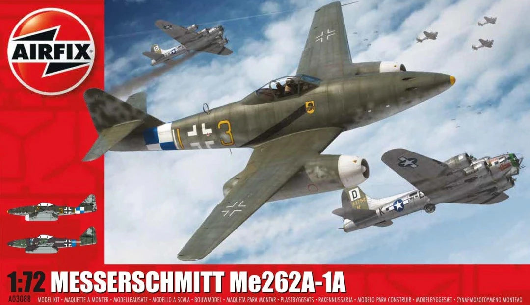 Airfix 1/72 Messerschmitt Me 262A-1A (A03088)