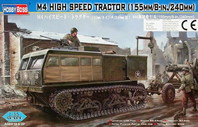 Hobby Boss 1/35 M4 High Speed Tractor (155mm / 8-in. / 240mm) (82408)