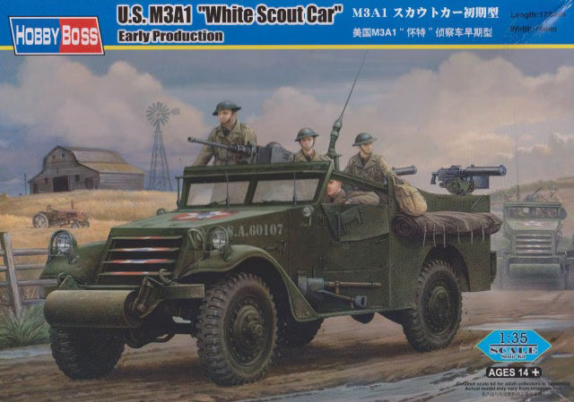 HobbyBoss 1/35 U.S. M3A1 "White Scout Car" Early Production (82451)