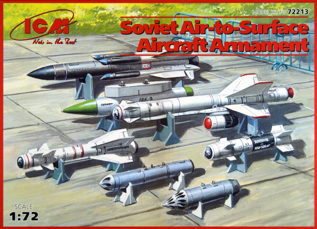 ICM 1/72 Soviet Air-to-Surface Aircraft Armament (72213)