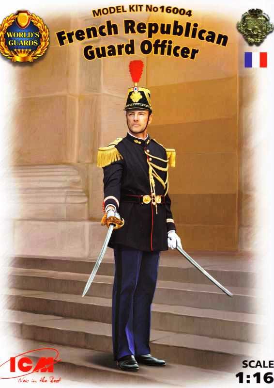 ICM 1/16 World's Guards French Republican Guard Officer (16004)