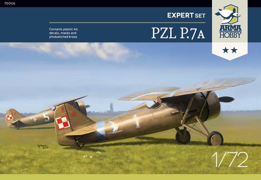 Arma Hobby 1/72 PZL P.7A Expert Set (70006)