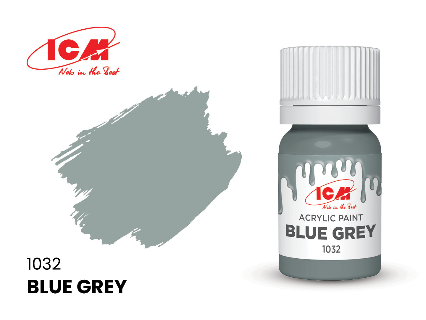 ICM Acrylic Paint 12ml Blue Grey (1032)