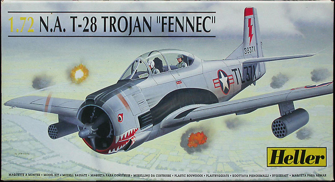 Heller 1/72 N.A. T-28 Trojan "Fennec" (80279)