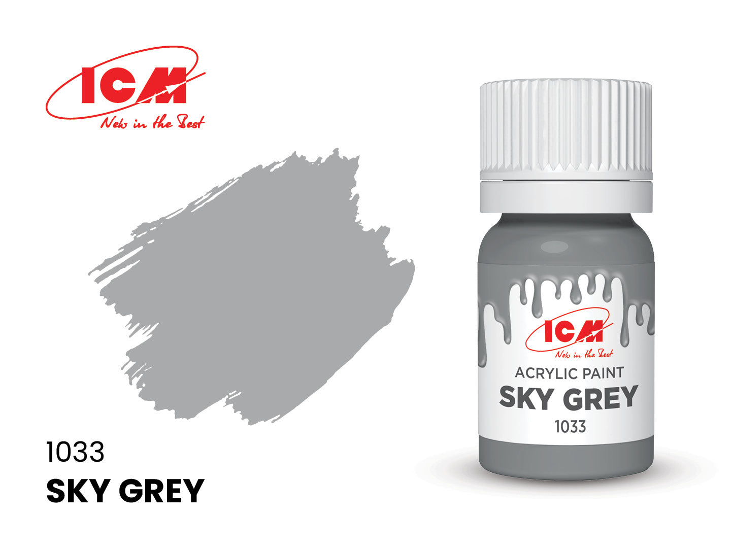 ICM Acrylic Paint 12ml Sky Grey (1033)
