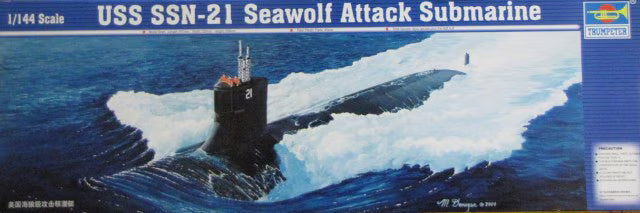 Trumpeter 1/144 USS SSN-21 Seawolf Attack Submarine (05904)