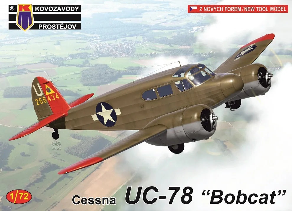 KP Models 1/72 Cessna UC-78 "Bobcat" (KPM0349) — New — Aircraft, Military