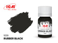 ICM Acrylic Paint 12ml Rubber Black (1039)