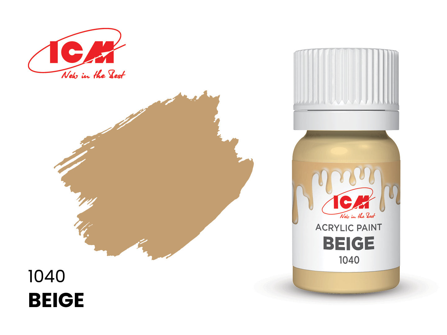 ICM Acrylic Paint 12ml Beige (1040)