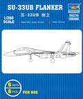 Trumpeter 1/350 SU-33UB Flanker for aircraft carrier (06230)