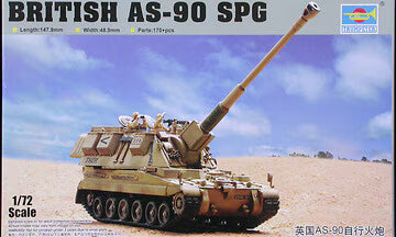 Trumpeter 1/72 British AS-90 SPG (07221)