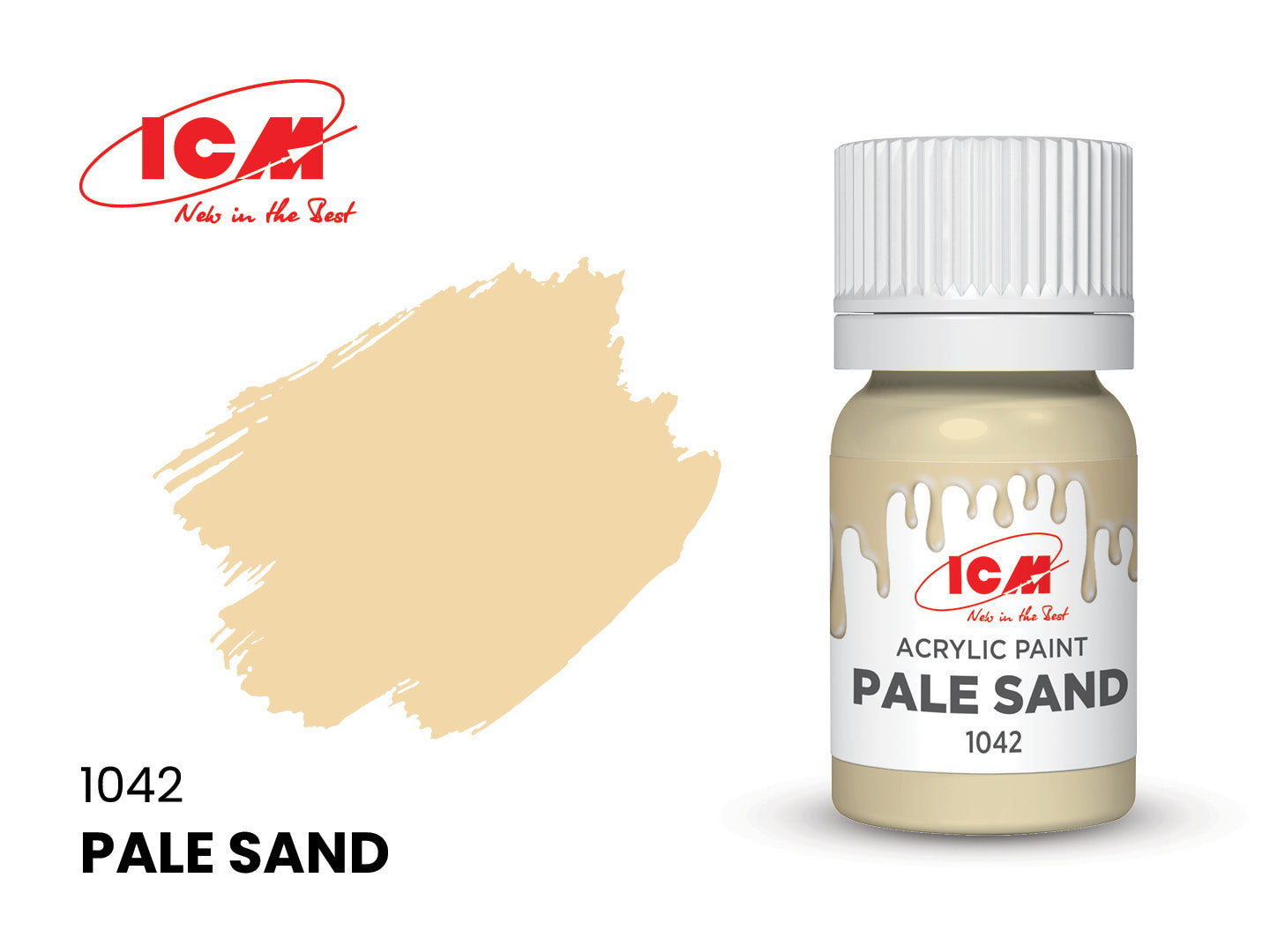 ICM Acrylic Paint 12ml Pale Sand (1042)