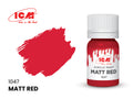 ICM Acrylic Paint 12ml Matt Red (1047)
