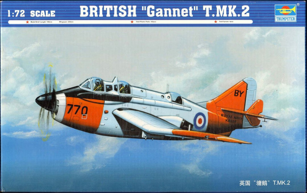 Trumpeter 1/72  British "Gannet" T.Mk.2 (01630)