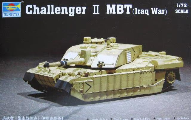 Trumpeter 1/72 Challenger 2 Iraq War Tank (07215)