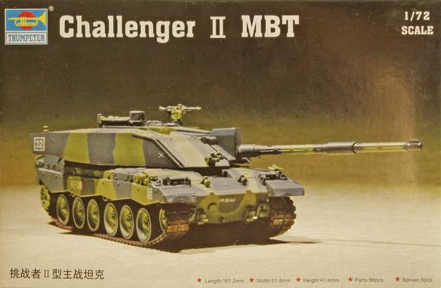 Trumpeter 1/72 Challenger 2 Main Battle Tank (07214)