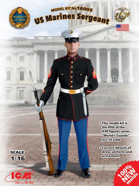 ICM 1/16 World's Guards US Marines Sergeant (16005)