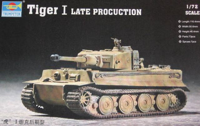 Trumpeter 1/72 Tiger I Late Production (07244)