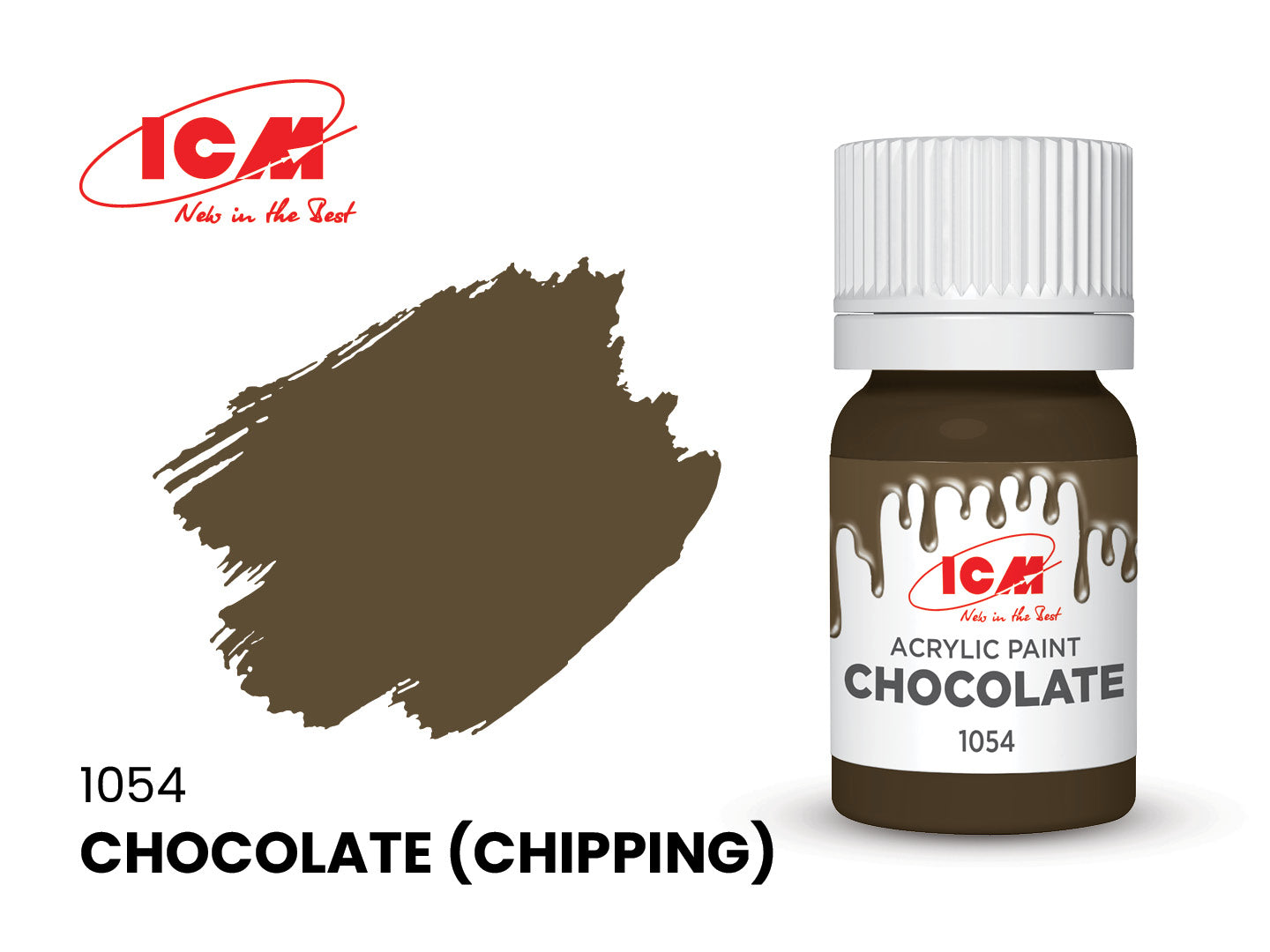 ICM Acrylic Paint 12ml Chocolate Chipping (1054)
