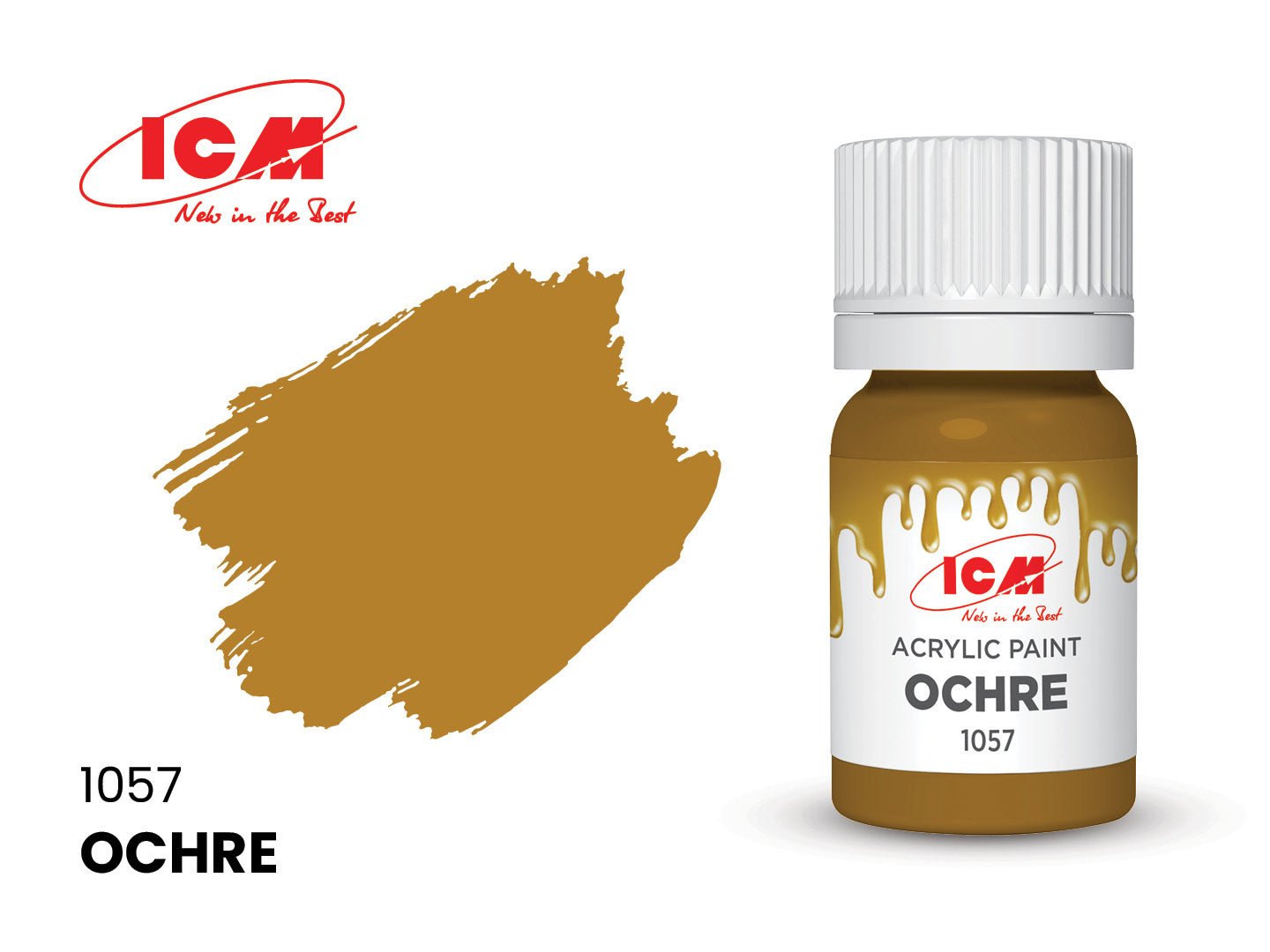 ICM Acrylic Paint 12ml Ochre (1057)