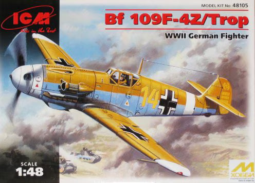 ICM 1/48 Messerschmitt Bf 109F-4Z/Trop (48105)