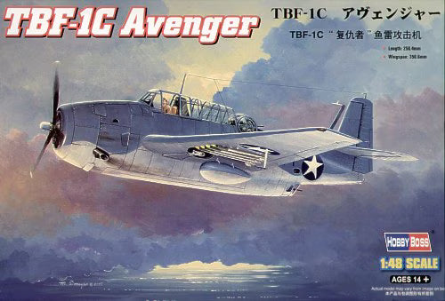 HobbyBoss 1/48 TBF-1C Avenger (80314)
