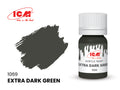 ICM Acrylic Paint 12ml Extra Dark Green (1069)
