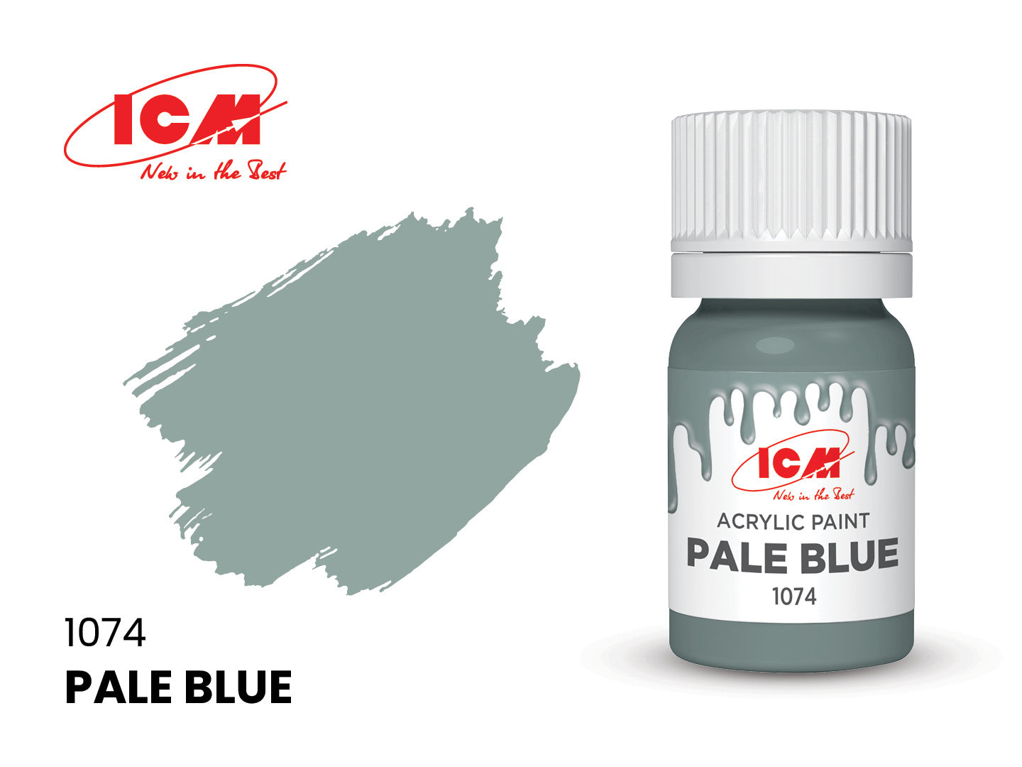 ICM Acrylic Paint 12ml Pale Blue (1074)