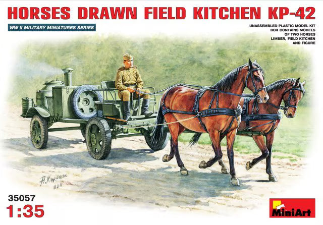 MiniArt 1/35 Horses Drawn Field Kitchen KP-42 (35057)