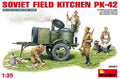 MiniArt 1/35 Soviet Field Kitchen KP-42 w/4 figures (35061)