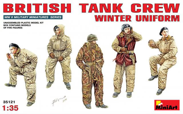 MiniArt 1/35 British Tank Crew Winter Uniform (35121)