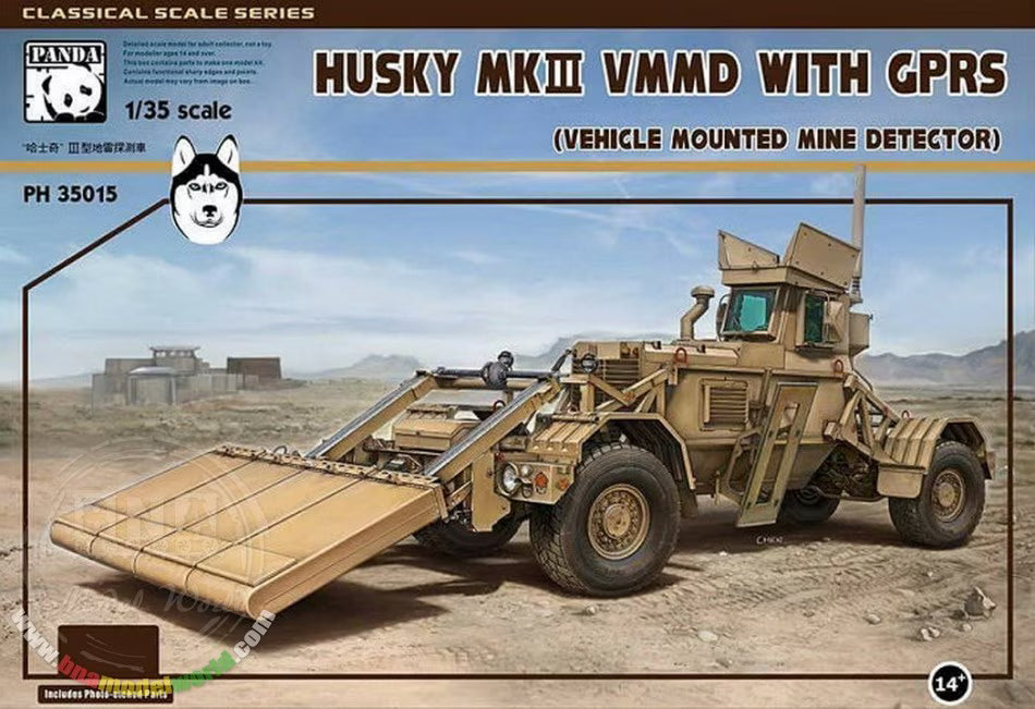 Panda Hobby 1/35 Husky Mk. III VMMD with GPRS (Vehicle Mounted Mine Detector) (PH 35015)