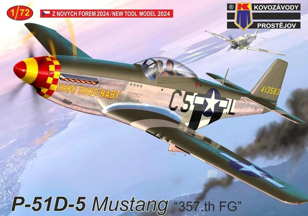KP Models 1/72 North American P-51D-5 Mustang "357.th FG" (KPM0439) — New — Aircraft, Military