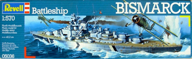 Revell 1/570  Battleship Bismarck (05036)