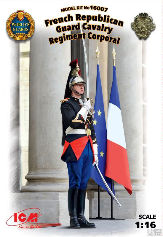 ICM 1/16 World's Guards French Republican Guard Cavalry Regiment Corporal (16007)